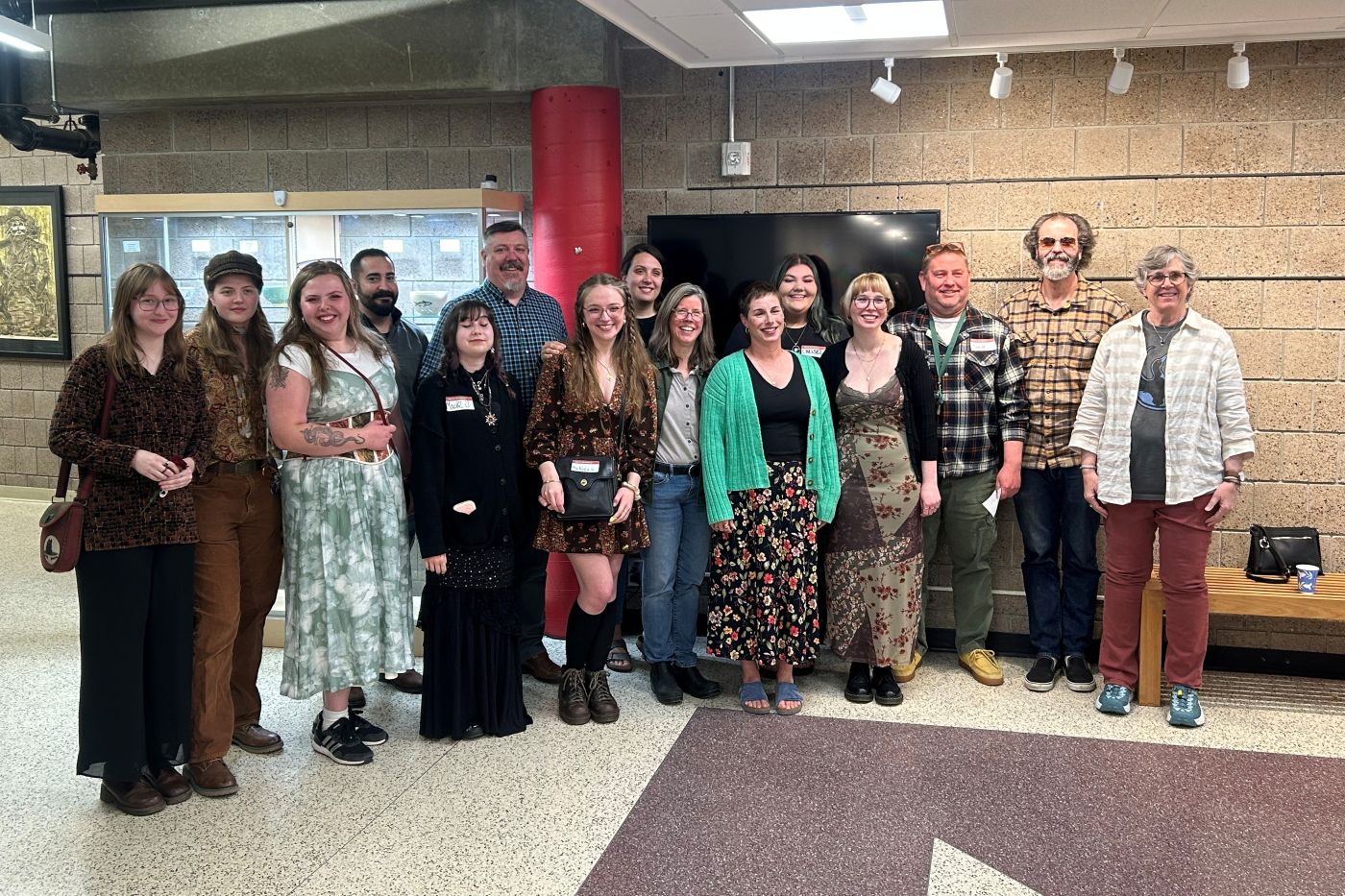 Normandale AFA art students and faculty at third AFA Exhibition